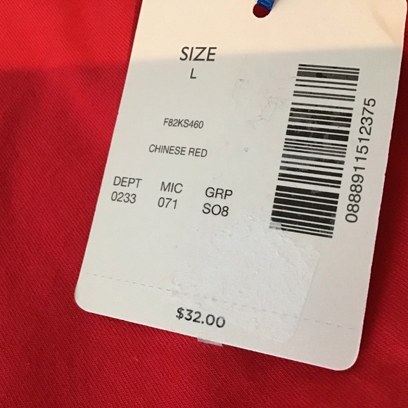 Top L Red Plaid Trim Sleepwear, NWT Sleep Sense - Picture 2 of 5